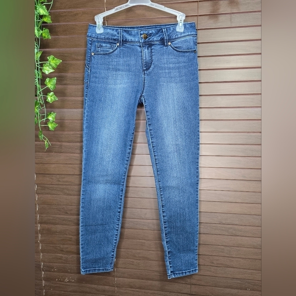 Blue Spice Dark Wash Mid Rise Skinny Women's Jeans Size 5